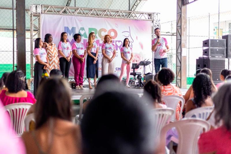 Caravana do Março Mulher reuniu moradoras da Vila Presidente Vargas e Tamboril no último domingo (8)
