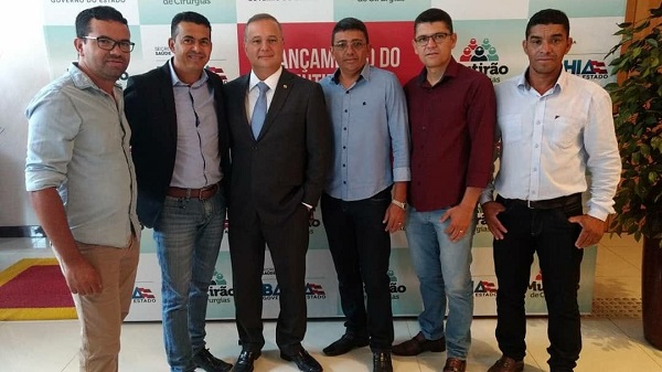 Prefeito de Guajeru participa do lançamento da segunda etapa do Mutirão de Cirurgias Eletivas