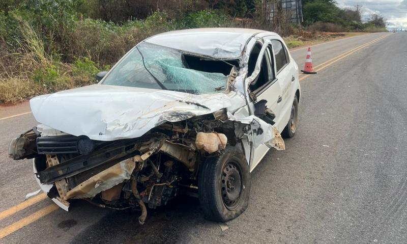 Colisão na BA-148 deixa motoristas com ferimentos leves em Brumado