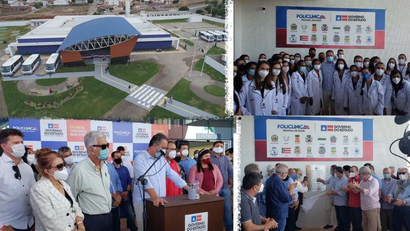 Policlínica Regional de Saúde inaugurada em Brumado atenderá 320 mil baianos de 16 municípios