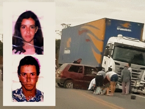 Rio do Antônio: Casal morre e filha fica ferida após colisão entre carro e carreta na BR-030, em Ibitira