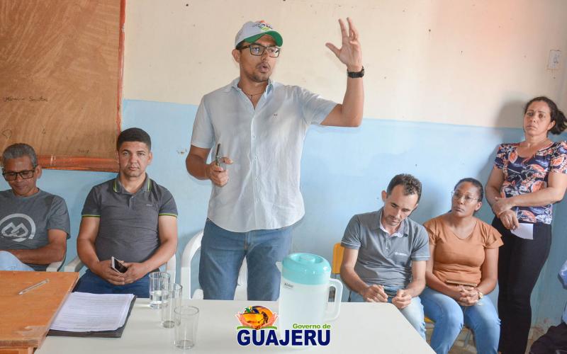 Desenvolvimento da agricultura familiar é tema de reunião comunidade de Lagoa do Canto em Guajeru