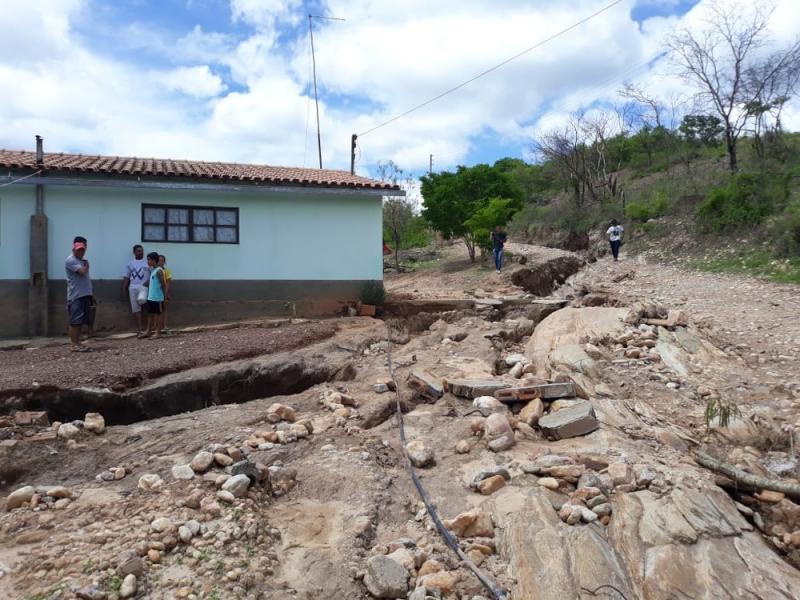 Condeúba decreta situação de emergência após chuvas causar estragos e atingir mais de 3 mil moradores