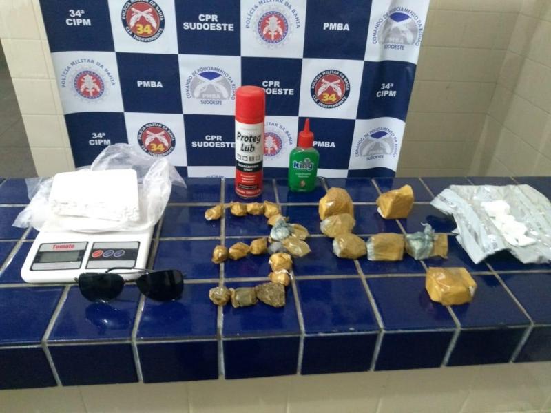 Polícia Militar apreende grande quantidade de droga no bairro São Jorge em Brumado