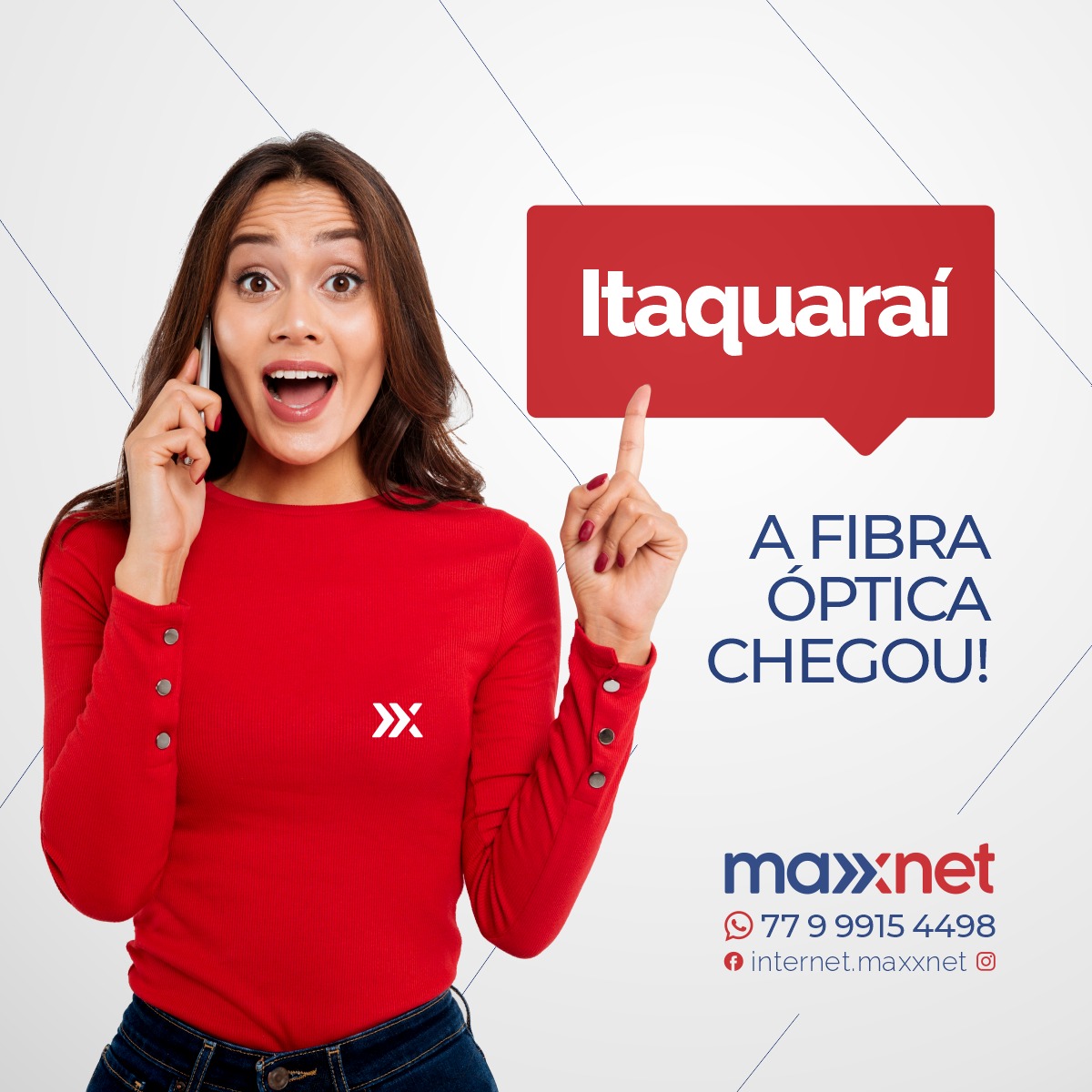 Brumado: Maxxnet chega ao distrito de Itaquaraí com internet via fibra óptica