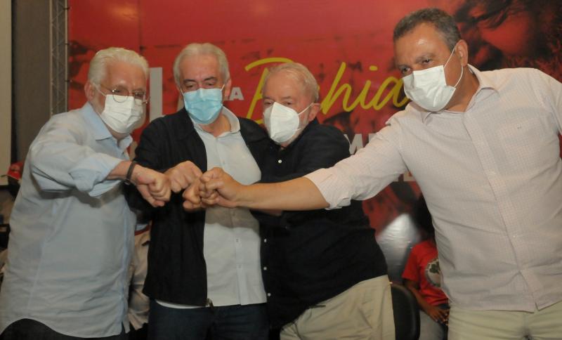 Lançamento da pré-candidatura com Lula na Bahia será realizado em local fechado e terá público