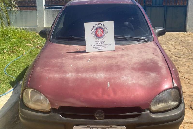 Polícia militar recupera carro roubado que era vendido em grupo de vendas em Livramento de Nossa Senhora