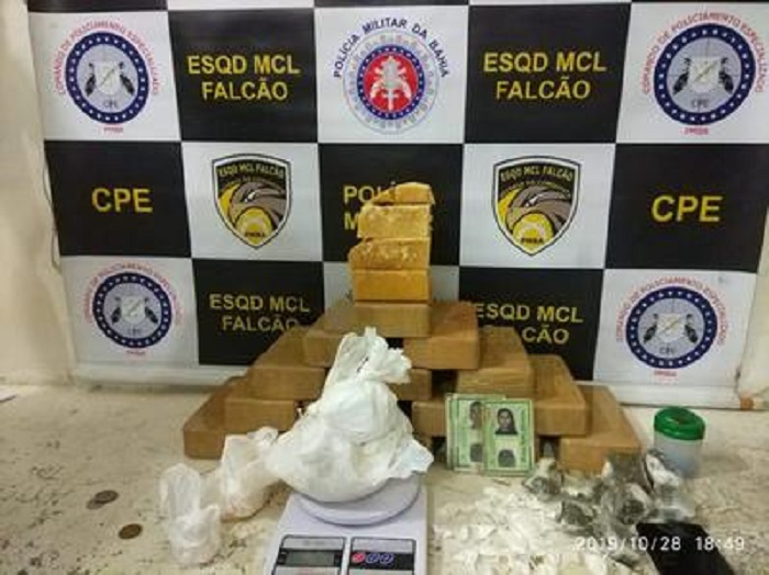 Quarteto é preso com quase 20 quilos de drogas em Vitória da Conquista