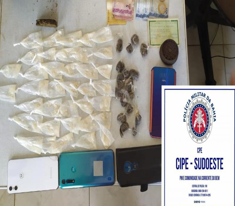 Presidente Jânio Quadros: Dupla é detida acusada de tráfico de drogas