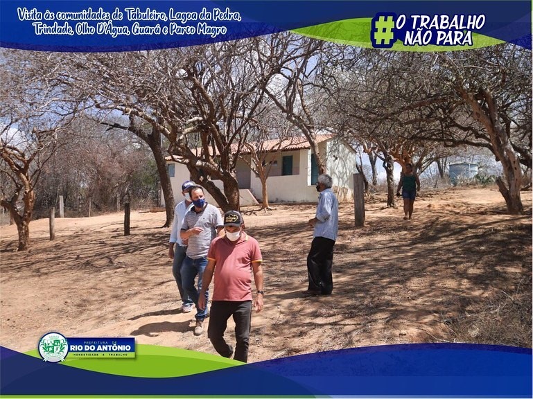 Prefeito de Rio do Antônio visita comunidades rurais para ouvir a demanda do povo e assinar ordens de serviços