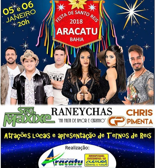 Cultura: prefeitura de Aracatu realiza tradicional Festa de Santo Reis amanhã e sábado