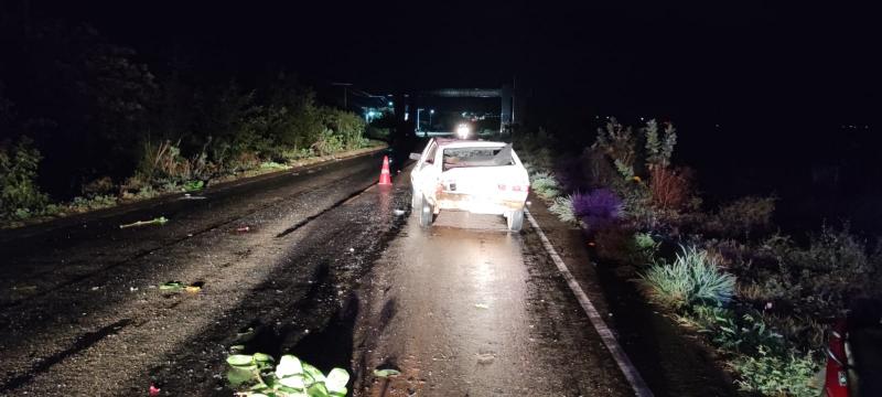 Acidente deixa dois feridos na BA-148 entre Brumado e Livramento de Nossa Senhora 