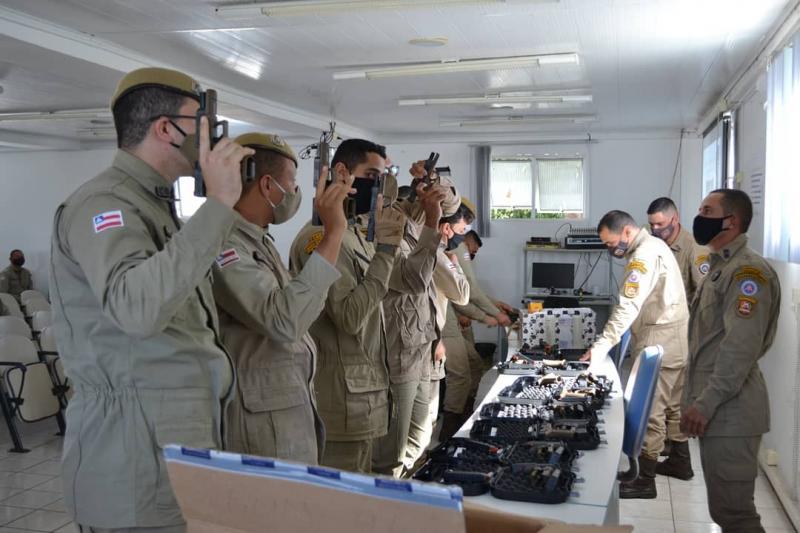 Brumado: Policiais da 34ª CIPM tem dia de treinamento com novas pistolas Glock 