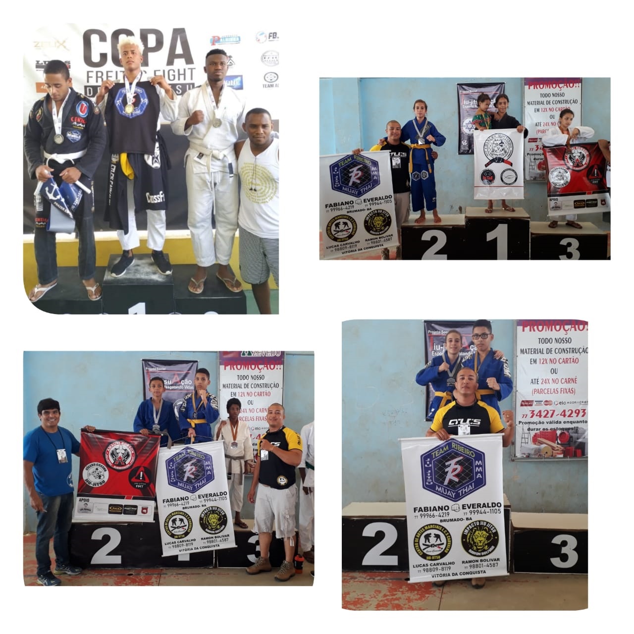 Brumadenses se destacam em copas de Jiu-jitsu realizadas em Conquista e Salvador