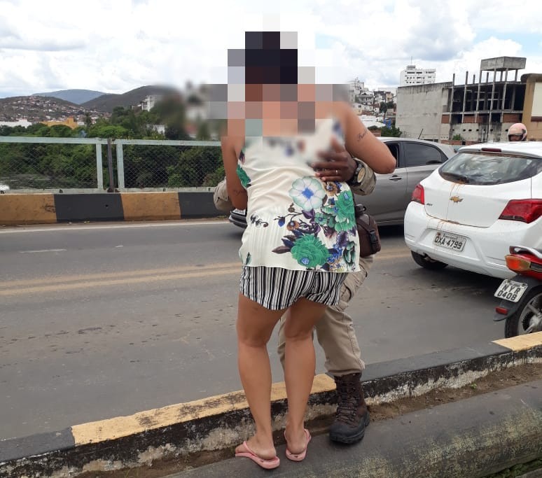 Ronda Maria da Penha salva mulher que tentava suicídio na região Sudoeste 