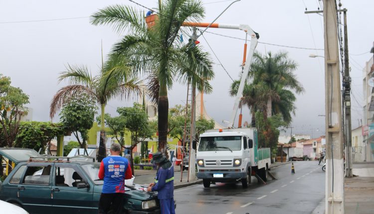 Aracatu avança na modernização da iluminação pública com tecnologia led