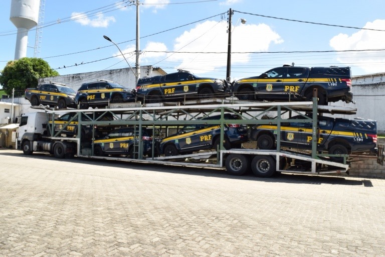 PRF na Bahia recebe mais um lote de viaturas operacionais blindadas