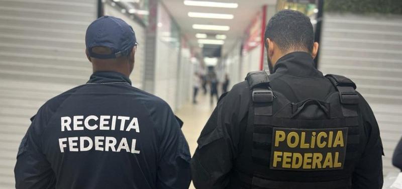 Operação da PF e Receita Federal combate esquema de importação ilegal de mercadorias