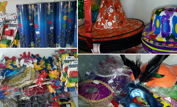A Bella Vista Embalagens e Festas já dispõe de novidades em fantasias e acessórios de Carnaval