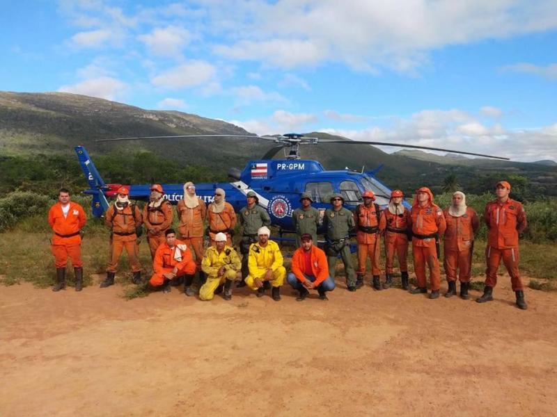 Incêndio é controlado após trabalho intenso na serra do Boqueirão em Ituaçu