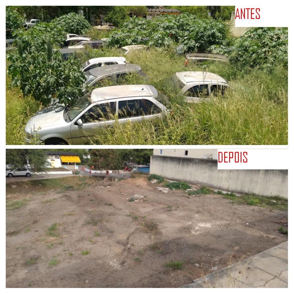 164 veículos são retirados do pátio da delegacia de Jequié