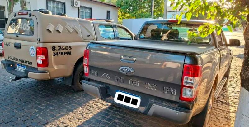 Ford Ranger roubada é recuperada pela polícia em Ituaçu