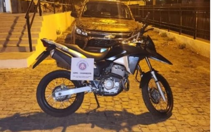 Cipe Sudoeste recupera em Guanambi, moto roubada em Caetité