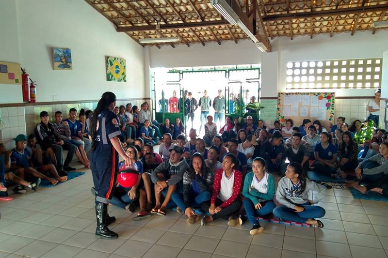 Guajeru: Secretaria de Saúde promove o “Samuzinho na Escola”; Projeto enfoca as atividades do SAMU-192