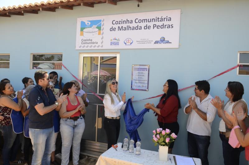 Prefeitura de Malhada de Pedras inaugura Cozinha Comunitária que oferecerá cursos à população