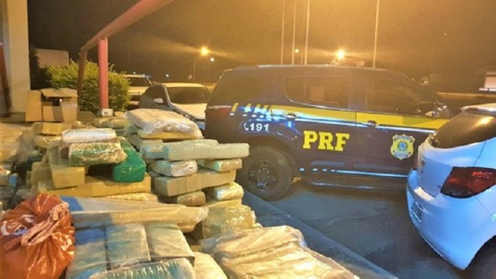 Duzentos quilos de maconha são apreendidos após perseguição policial em Vitória da Conquista