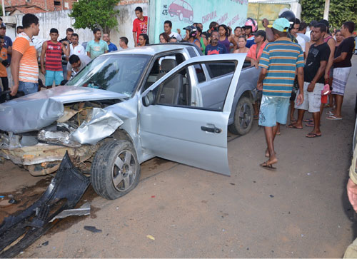 Brumado: Acidente grave na Av. Coronel Santos envolvendo dois veículos