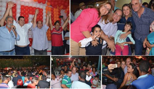 Após convenção que oficializou sua candidatura, Albercinho é ovacionado pelo povo em Ituaçu