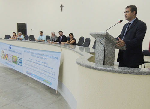 Presidente do legislativo participa da 6ª Conferência Municipal de saúde de Brumado