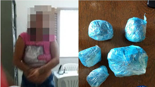 Na rodoviária: brumadense é presa em Caetité com drogas na bagagem do filho de 05 anos