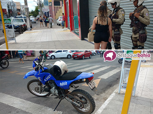 Veículo passa por cima de pé de transeunte na faixa de pedestre em Brumado