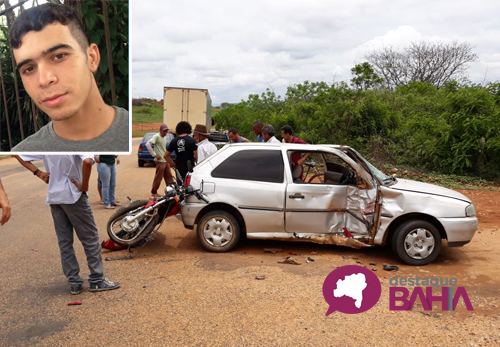 Colisão entre carro e moto deixa uma vítima fatal em Caculé