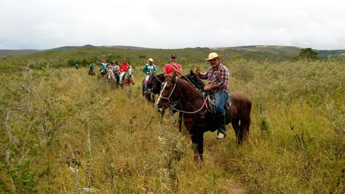 Foi realizada a 4ª montaria com percusso de Barra da Estiva a Ituaçu