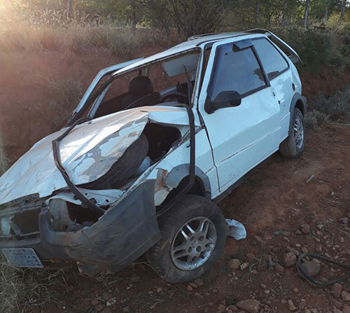 PM da 34ª CIPM/Brumado sofre acidente na BA - 142, trecho entre Ituaçu a Tanhaçu