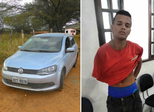 Polícia prende um dos envolvidos em assalto a posto de combustível; um veículo foi apreendido