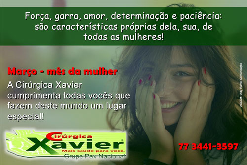 Uma homenagem da Cirúrgica Xavier ao Dia Internacional da Mulher