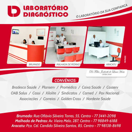 LABORATÓRIO DIAGNÓSTICO, O LABORATÓRIO DE SUA CONFIANÇA