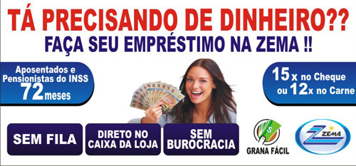 A Zema facilita vendendo muito barato e ainda empresta dinheiro se você precisar