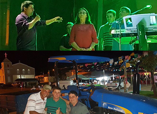 Prefeitura de Barra da Estiva realiza festa de São Pedro e entrega trator no Distrito do São Jorge