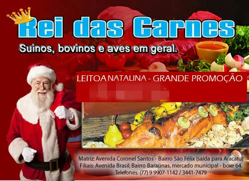 Grande promoção em Leitoa Natalina no Rei das Carnes