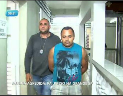 Pai flagrado em vídeo agredindo a filha de apenas três anos é preso
