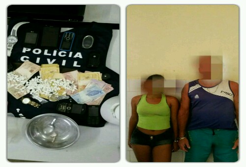 Polícia prende casal por tráfico de drogas em Livramento