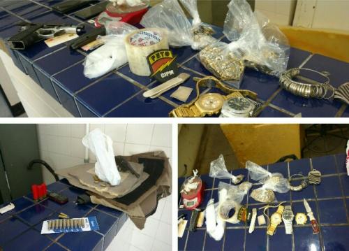 Polícia recupera jóias e apreende armas e até colete balístico em Brumado