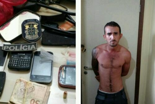 Polícia Civil de Rio do Pires prende suspeito de roubos e apreende munições