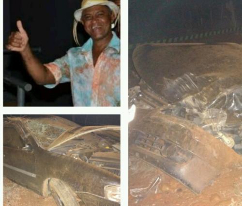 Forrozeiro morre capotamento na BA - 156, trecho entre Rio do Pires e Caturama