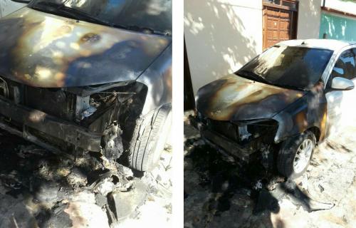 Oficial de Justiça conquistense tem veículo incendiado em Ituaçu